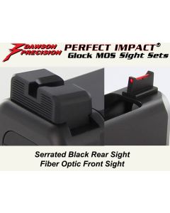 Dawson Glock MOS Sight Combo, BLK RS 225T / FO FS 205T